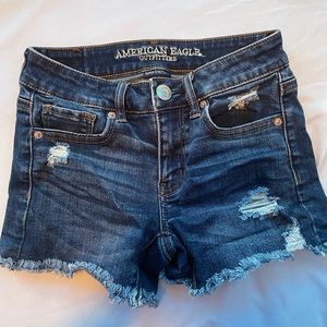 american eagle jean shorts